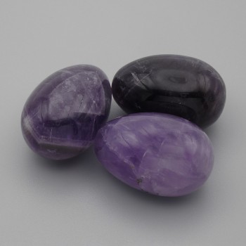 Vajíčko suvenýr z ametystu, průměr 30×20± mm
