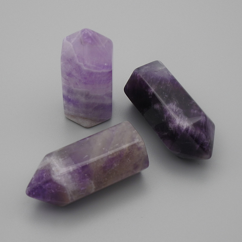 Suvenýrová tužka z ametistu, průměr 36×16 mm (cena za 1 ks)