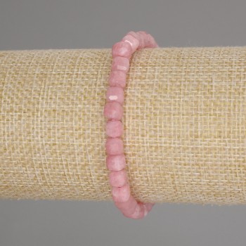 Náramek z turmalínu – broušené kubíkové korálky, průměr 5×5 mm, délka 18 cm, elastický