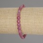 Náramek z turmalínu – broušené mince o průměru 6 mm, délka 18 cm, elastický