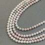 Vícebarevné korálky z českého křišťálu na niti, broušené kuličky, průměr 8 mm, délka 38 cm