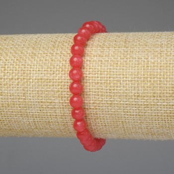 Náramek z turmalínu – hladké kuličky 6 mm ±, délka 18 cm ±, elastický