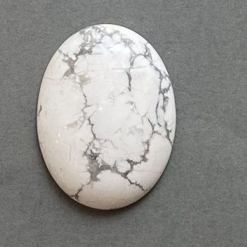 Kabošon z kaholongu 40×30 mm ± cena za 1 ks