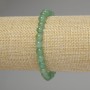 Náramek z nefritu – hladké kuličky, průměr 6 mm ±, délka 18 cm, elastický