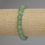 Náramek z nefritu – hladké korálky, průměr 8,5 mm, délka 18 cm, elastický