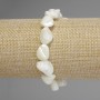 Náramek z perleti fazetovaný, průměr 12–13 mm, 5×10–11 mm ±, délka 18 cm elastický