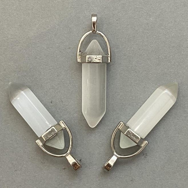 Přívěsek Kočičí oko šestiúhelník krystal kulička 8×31×41 mm+