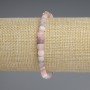 Náramek z jadeitu s brusovanými kostkami, průměr 5, 5×5, 5 mm ±, délka 18 cm ±, elastický