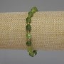 Náramek z jadeitu – broušená zrna 8×6 mm, délka 18 cm, elastický