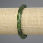 Náramek z jadeitu – facetovaný, průměr 11–12×6–7, korálky 5 mm a 3 mm, délka 18 mm ±, elastický