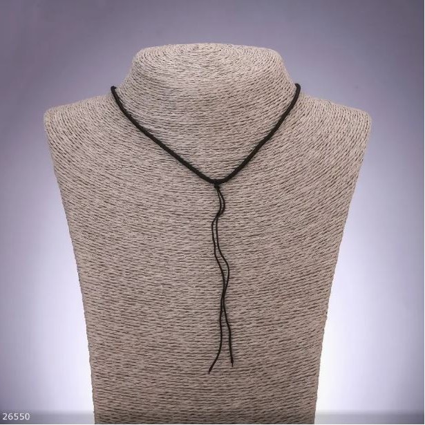 Černá šňůra na krk, průměr 2,5 mm, délka 50 cm