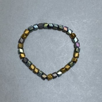 Náramek z hematitu «Vlna»