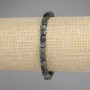 Náramek z oceánského jaspisu, fasetované kubíky, průměr cca 5 mm, délka 18 cm, elastický