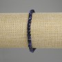 Náramek ze sodalitu, broušené kubíky 4,5×4,5 mm, délka 18 cm +