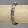 Náramek z jaspisu Picasso, facetovaný, průměr korálků 9–14×8–10 mm, délka 18 cm ±