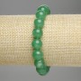 Náramek z chrysoprasu – hladké korálky, průměr cca 10 mm, délka 18 cm, elastický