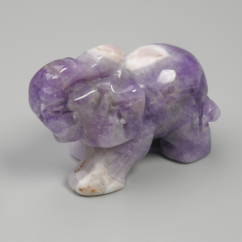 Suvenýrová soška Slon Ametyst 55×35×26 mm+