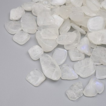 Přírodní adular drť bez otvoru 12–20×10–14 mm ± (za 100 g ±)