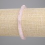 Náramek z růžového křemene – cylindrické korálky, průměr 6×6 mm, délka 18 cm ±, elastický