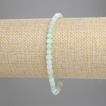 Браслет Смарагд гранований кубик, діаметр 4х4мм+-, довжина 18см+- стрейч