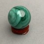 Suvenírová koule z malachitu, průměr 29 mm ± hmotnost 49 g