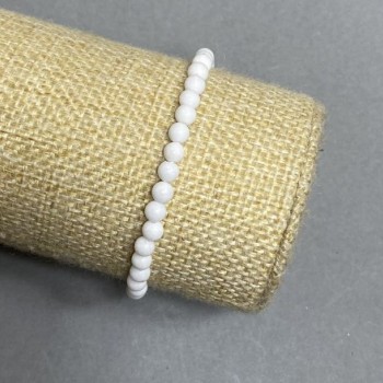 Браслет Агат гладка кулька, діаметр 4, 5мм+- (стрейч), довжина 18см+