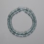 Jadeit cylindrické korálky 7,5×5 mm (+/-), rokajl 3 mm (+/-), délka 39 cm (+/-)