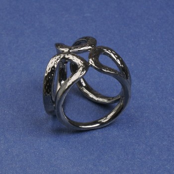 Brožka se sponou na šály a šátky, barva tmavého stříbra, klips, průměr 20 mm+