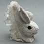 Suvenýrová soška Zajíc s druzou 67×57×29 mm+