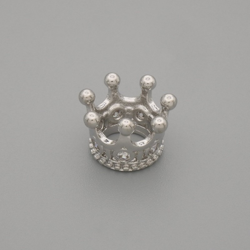 Korálka Pandora Koruna 8×7 mm + -, průměr díry cca 6 mm + - za 1 ks