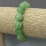 Náramek z onyxu, hladké kuličky, průměr 12 mm, délka 18 cm, elastický