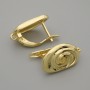 Háčky na náušnice zlatý kov 16,5 × 10 mm – pár