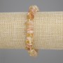 Náramek z citrínových drúzů, průměr 8–11×3–5 mm, délka 18 cm, elastický