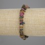 Náramek z turmalínu, drobné kousky, průměr 6–9×1–3 mm ±, délka 18 cm ± elastický