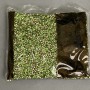 Zelené štrasové kameny, průměr 3 mm, balení 105 g (+-)