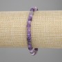 Náramek z ametystu, brusované kubíky, velikost kubíků 5×5×5 mm, délka 18 cm ±, elastický