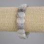 Náramek z labradoritu s broušenými články, průměr 15×11 mm +-, délka 18 cm +-, elastický