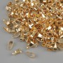 Držák na přívěšek, podkouloník, průměr 3 mm ±, délka 7 mm ±, zlatistý odstín kovu, balení 18 g ±