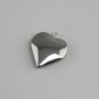 Přívěsek hematitu ve tvaru srdce, průměr 20×20 mm+
