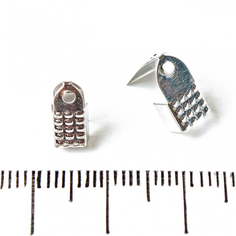 Krimpovací koncovky na šňůrky, balení 70 ks, 4×7×10 mm ± 10 g