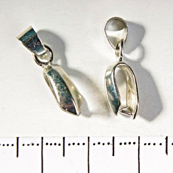 Cena za balení / 10 ks, 20 mm přívěšek se kolíkem a podstavou pro šňůru, žebrovaný okraj