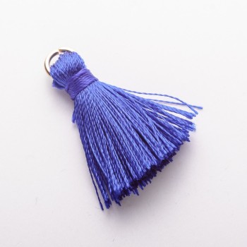 Základ pro ruční tvorbu – Mini hedvábná třásnička s kroužkem, délka L cm, průměr 5 mm, cena za 1 ks