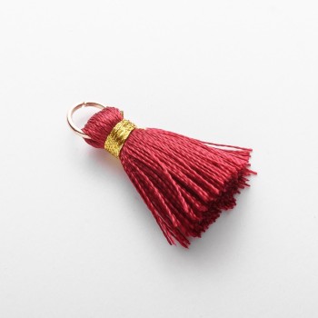 Přípravek pro ruční tvorbu – Mini hedvábná třáska s kroužkem, délka L cm, průměr 5 mm, cena za 1 ks