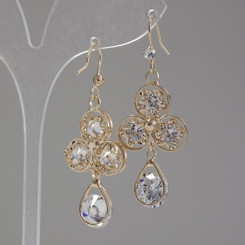 ( 5,5 cm ) Náušnice s háčkovým zapínáním