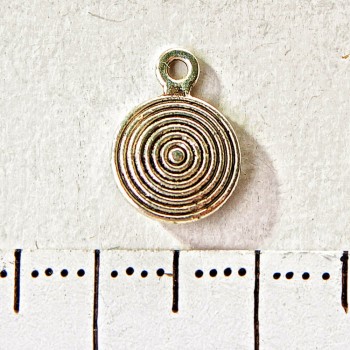 Přívěsek Hypnotická spirála 8×12 mm, balení 20 g, ±37 ks