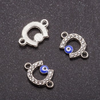 Konektor ve tvaru podkovy 17×11 mm, balení 3 ks