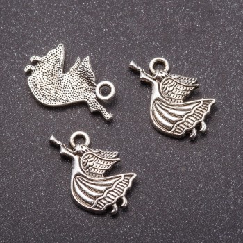 Přívěšek – anděl 21×14 mm, balení 20 g ± 17 ks