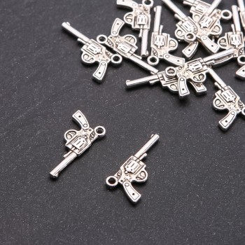 Přívěsek Nagan, průměr 1,8 mm, délka 24×12 mm, balení 20 g ± 16 ks