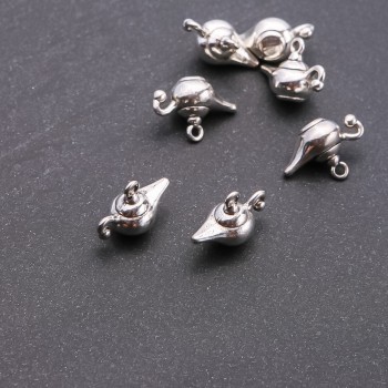 Kování – závěs Lampa Aladina, průměr 1,8 mm, délka 18×13 mm, balení 20 g ± 7 ks