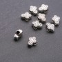 Pandora korálek 'Kříž', průměr díry 4,5 mm, rozměry 14×9 mm, balení 20 g ± 9 ks